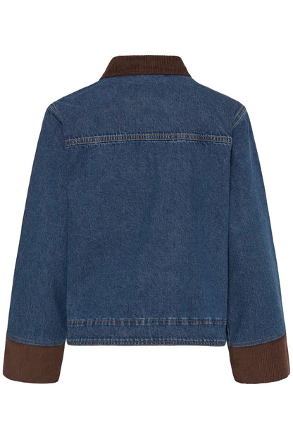 Byoung Denim Jacket with cord trim 20819295
