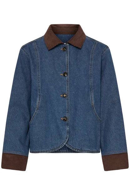 Byoung Denim Jacket with cord trim 20819295