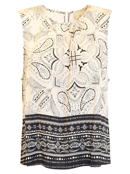 B Copenhagen Paisley print lightweight top 219934