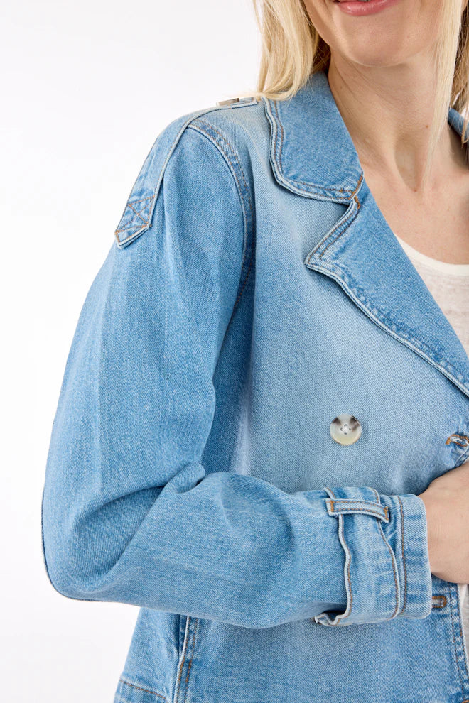 B Copenhagen Denim Biker Jacket  220181