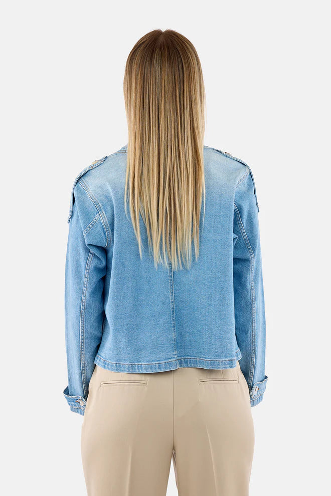 B Copenhagen Denim Biker Jacket  220181