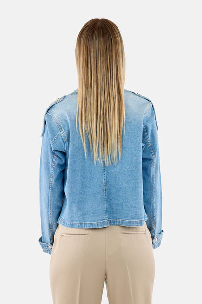 B Copenhagen Denim Biker Jacket  220181