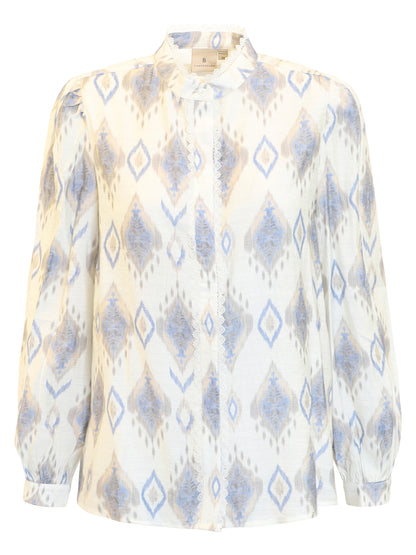 B Copenhagen Long Sleeve Shirt with pretty lace trim  220440