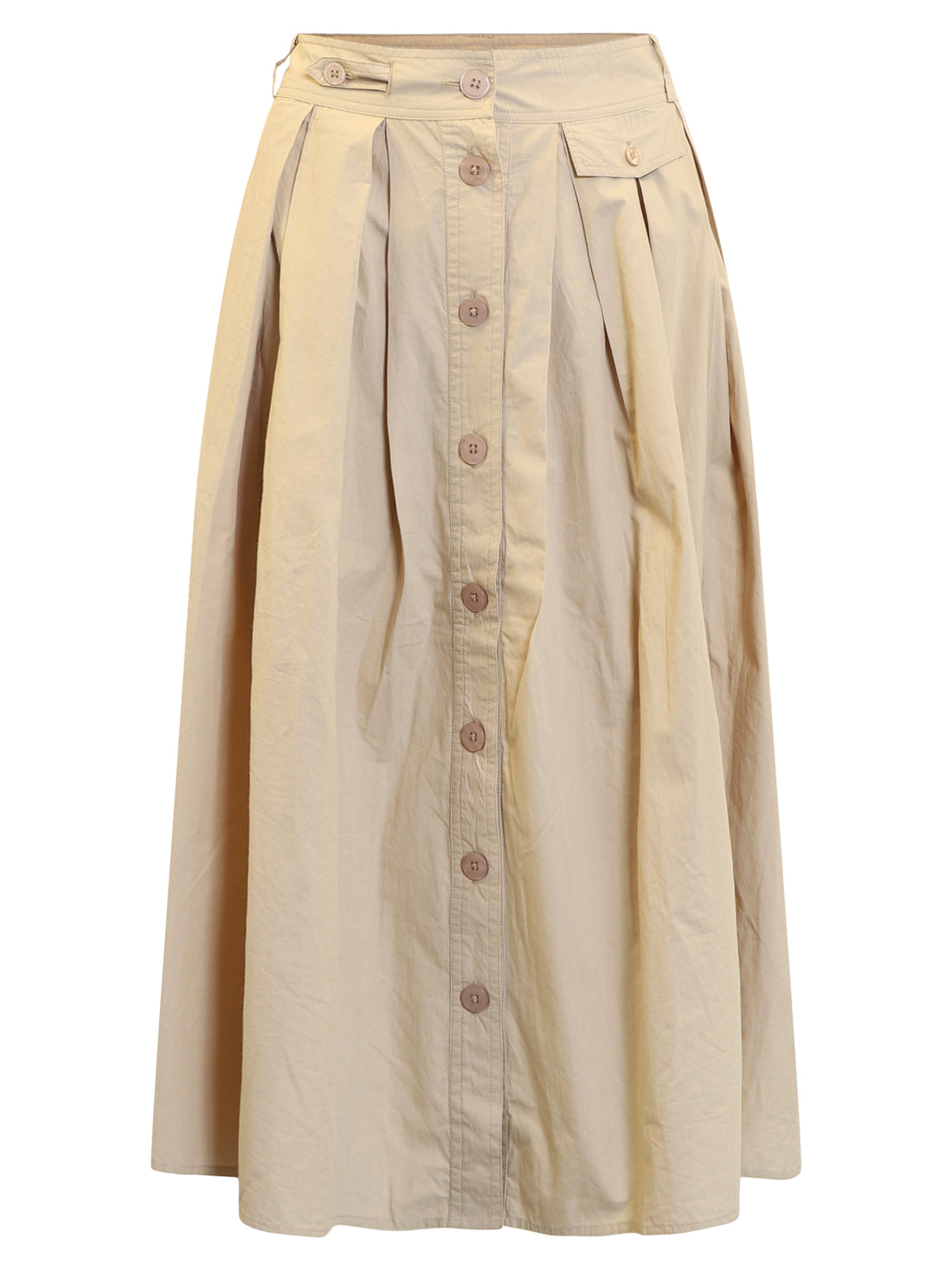 B Copenhagen Cotton Midi Skirt 220507