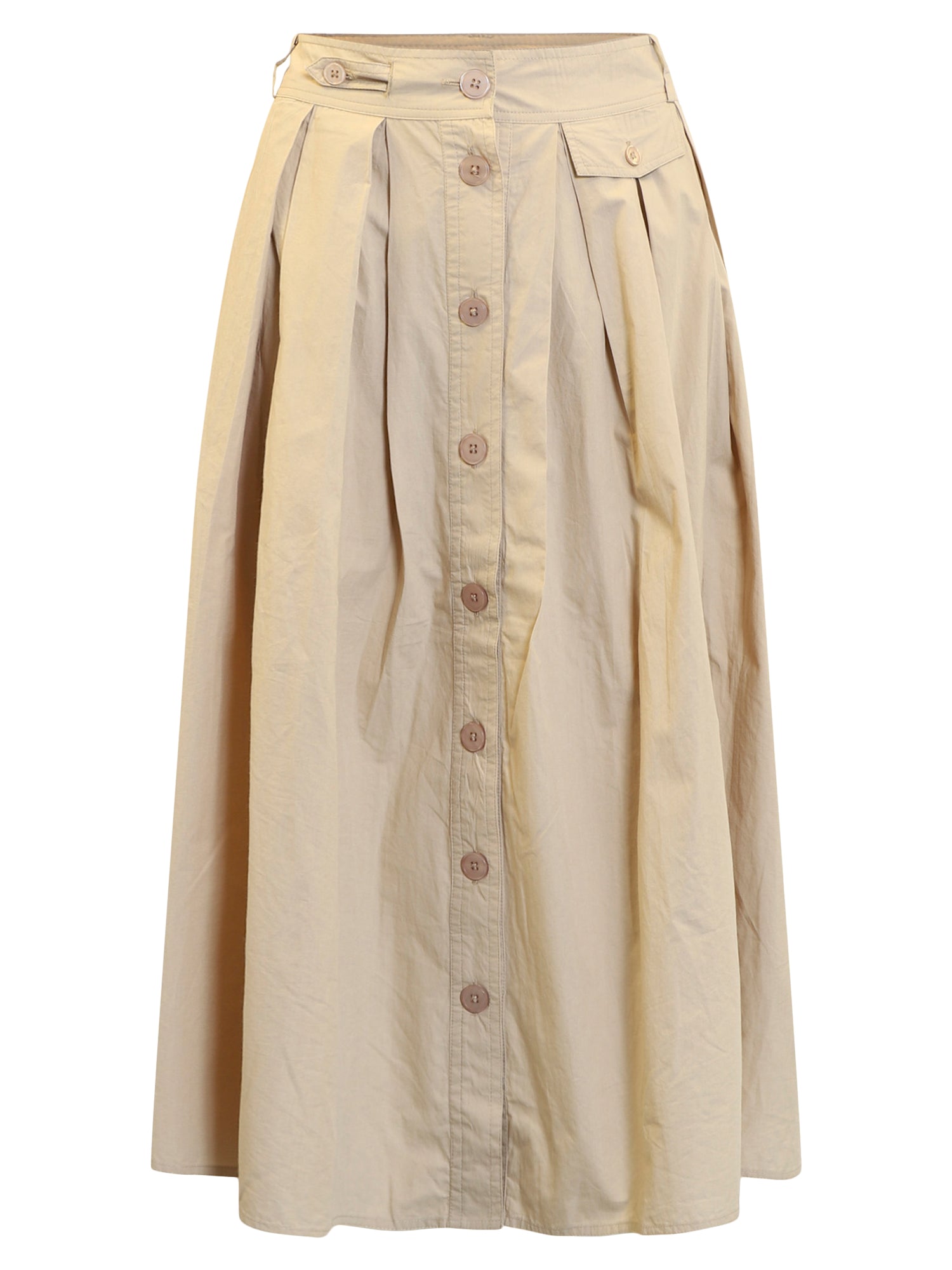 B Copenhagen Cotton Midi Skirt 220507