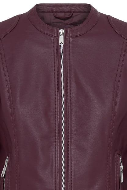 BYoung Faux leather jacket in Fig 20809396 Fig