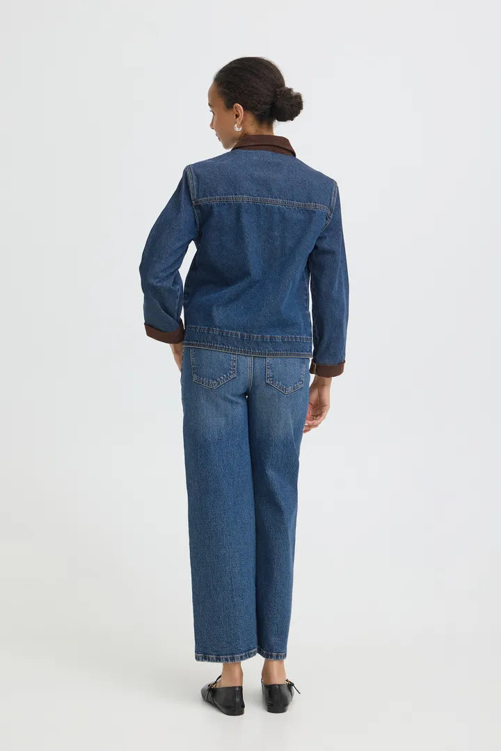 Byoung Denim Jacket with cord trim 20819295