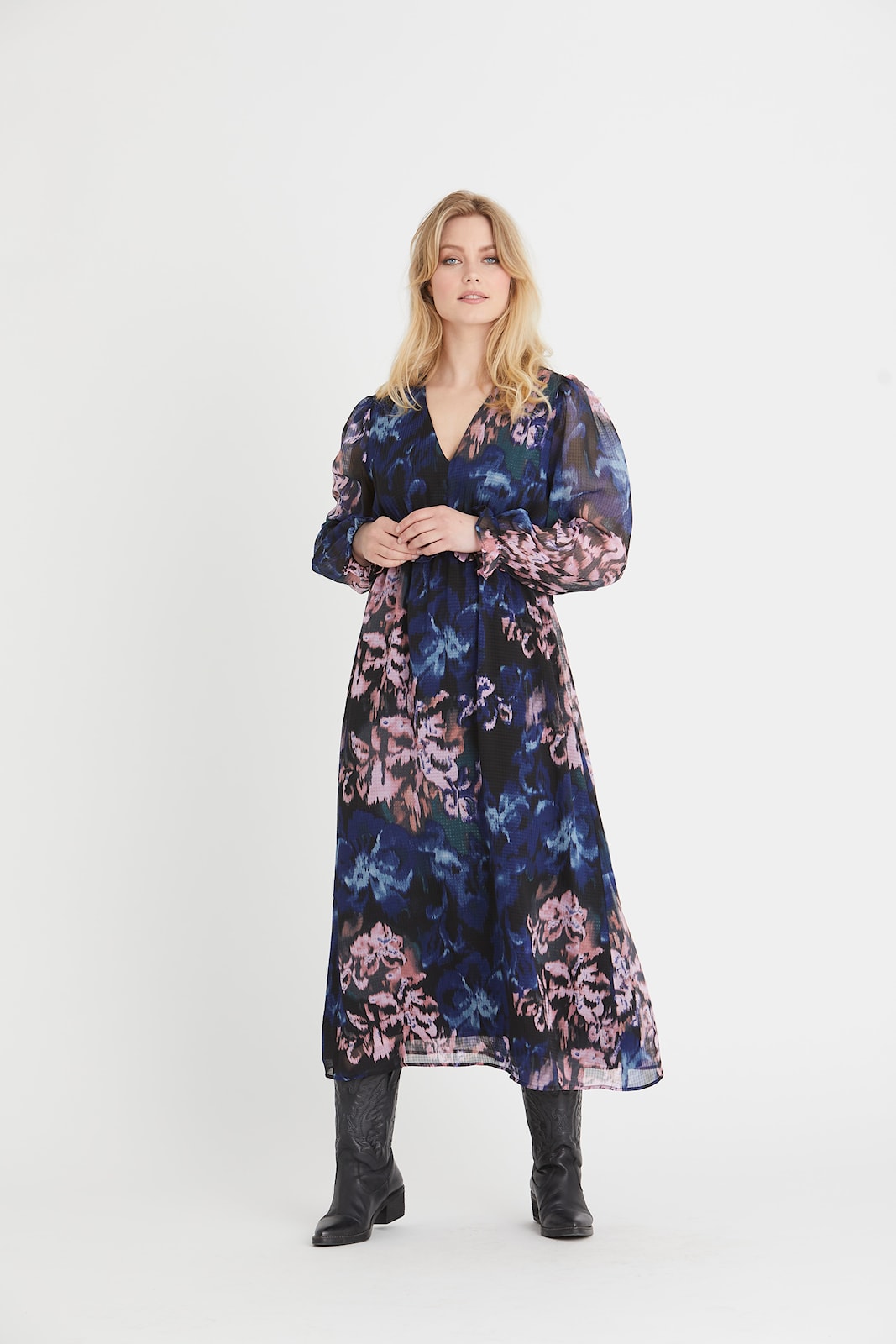 Rue De Femme Pretty Vintage print dress