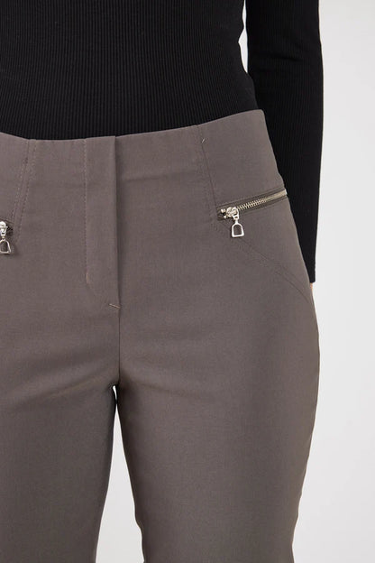 Robell Mimi Pull on Stretch Trousers with Zip pocket detail. All Colours 51663 2025