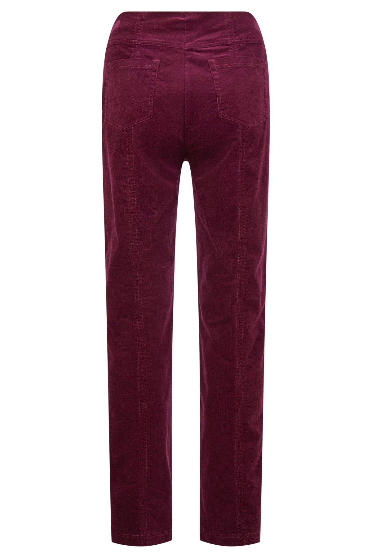 Robell Fine Cord Trousers in Taupe Or Burgundy 52457 54636