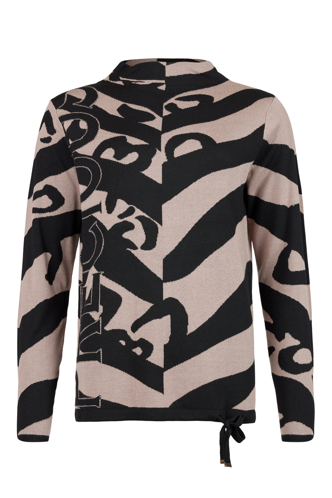 Icona "Precious" Sweater with Diamante detail and drawstring waist