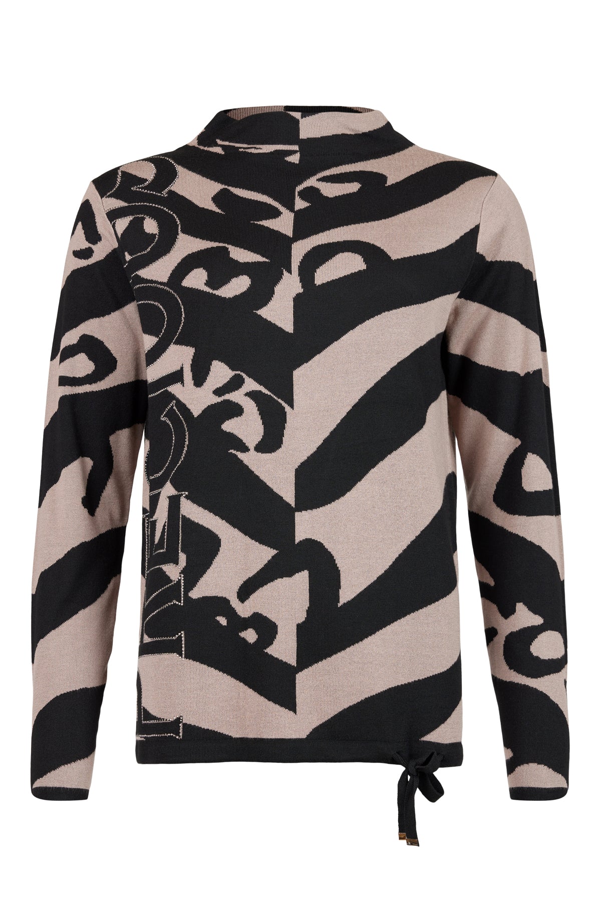 Icona "Precious" Sweater with Diamante detail and drawstring waist