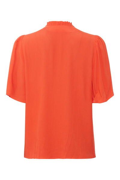 Rue De Femme Lea Shirt in rich Orange