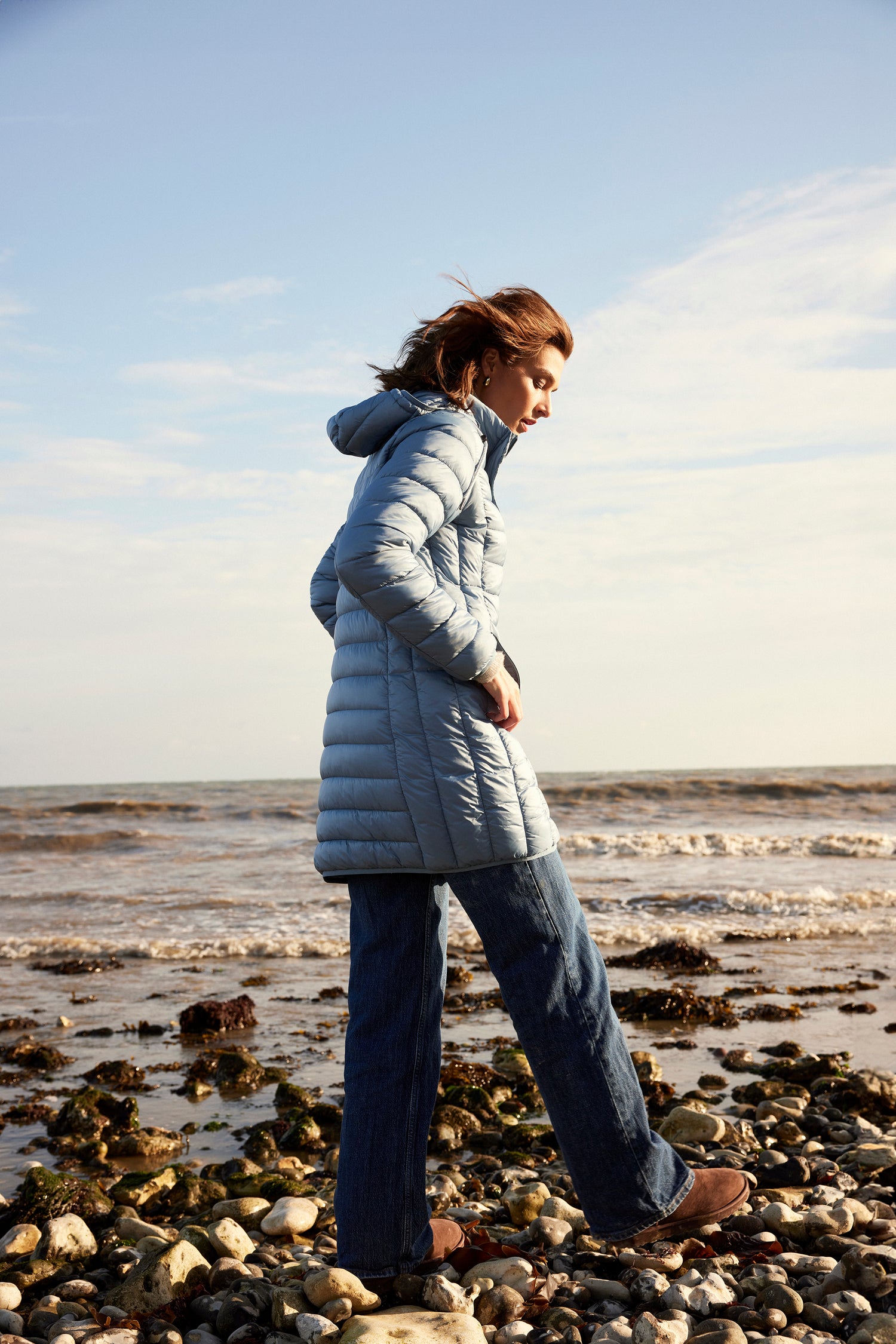 Fransden Superlight weight Quilted Coat with Hood.  All Colours