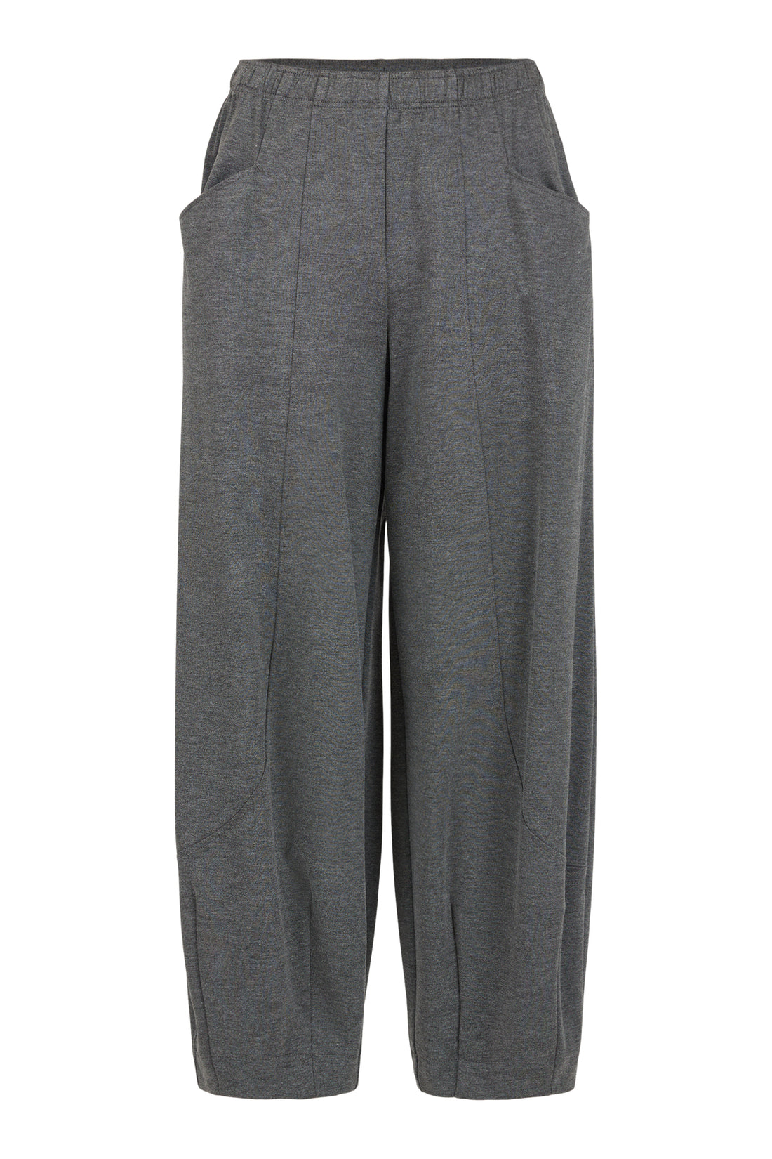 Noen Winter Weight Pin tuck Trousers in Dark Grey 81366 99