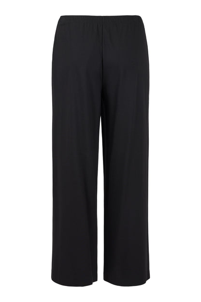 Noen Wide Leg Jersey trousers in Black 26&quot; leg  81448 9480