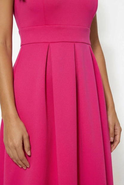 Marc Angelo V Neck Sleeveless Midi Dress with pockets 188-26