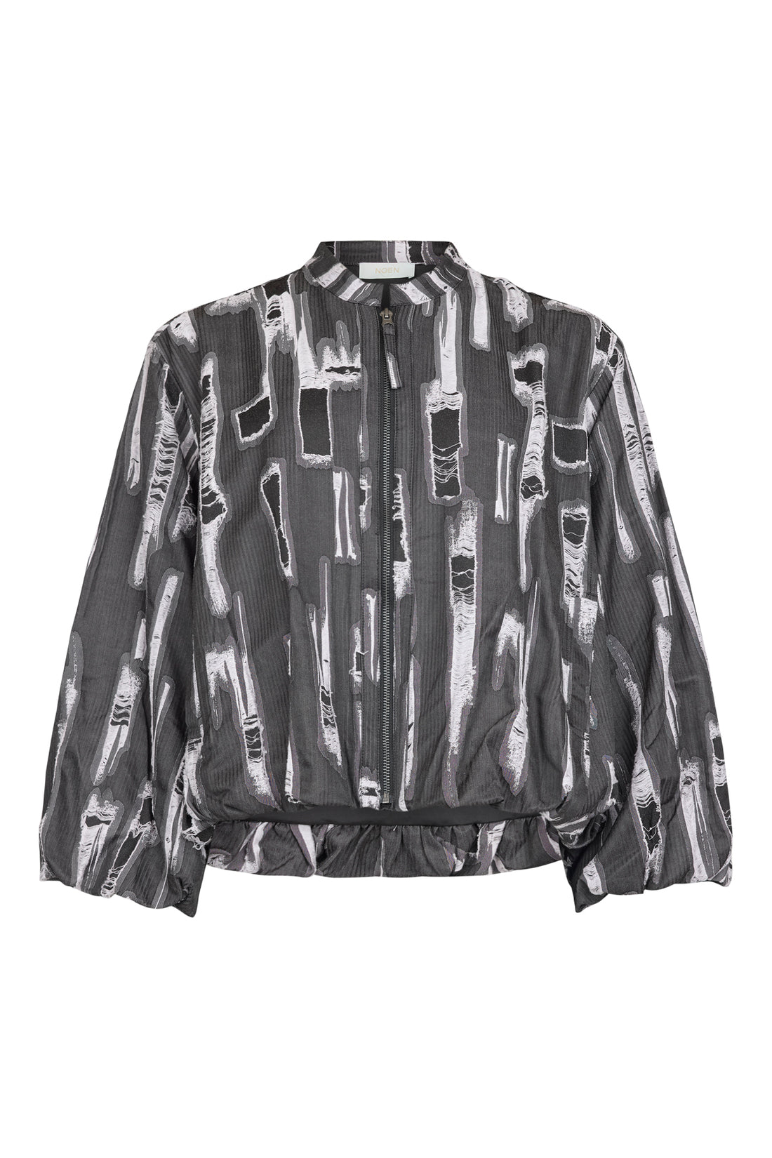 Noen Short Abstract Print Jacket with back pocket detail 87206