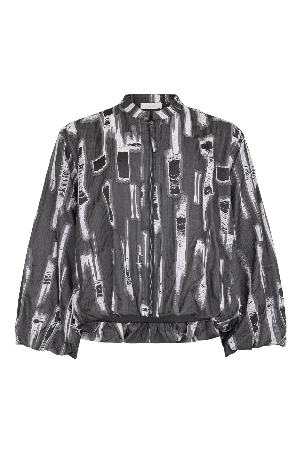 Noen Short Abstract Print Jacket with back pocket detail 87206
