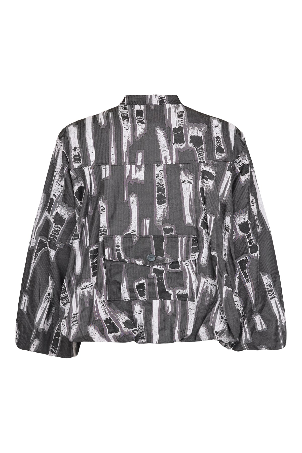 Noen Short Abstract Print Jacket with back pocket detail 87206