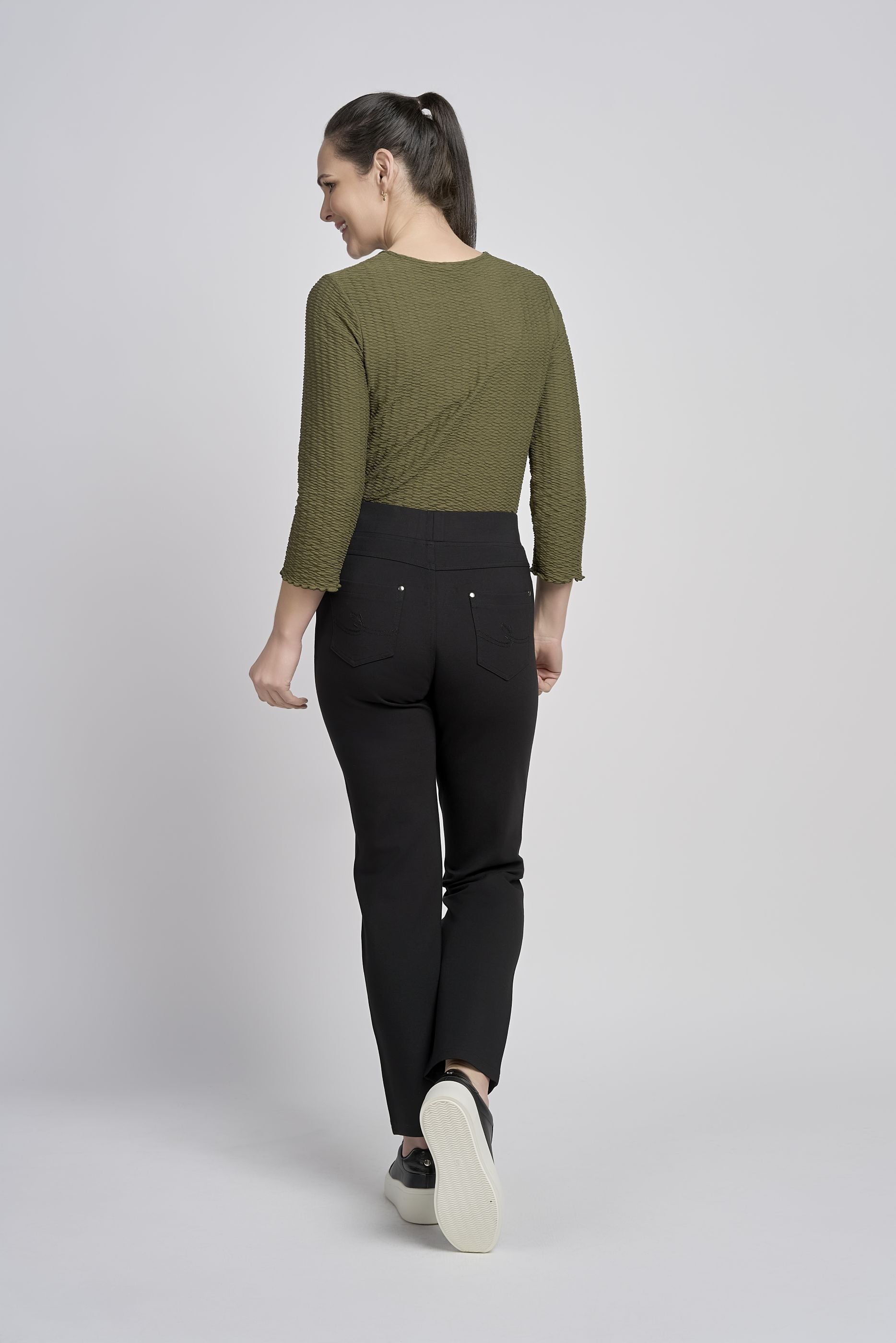 Pinns Poppy Jean Style Pull Up trouser 280T 2026
