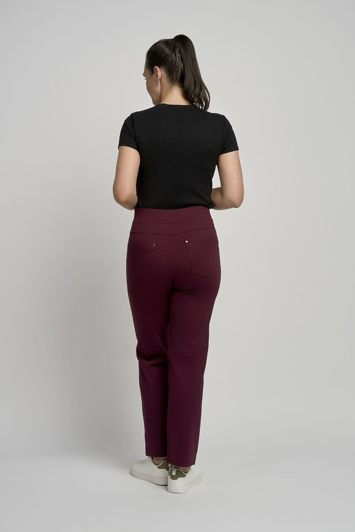 Pinns Power Sculpting Pull-Up Jeans-Style Trousers | 280T