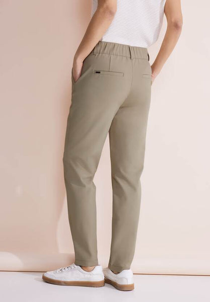 Street One Techno Stretch Chino trousers 30" in Navy or Sand  377451