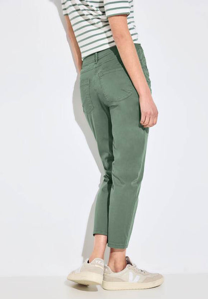 Cecil Cotton Everyday wear  trousers 28" Leg. Green, Khaki Navy 377456
