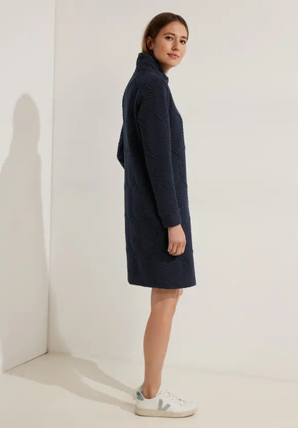 Cecil Knitted dress with cowl neck and pockets 43760