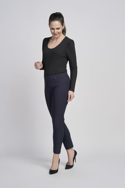 Pinns Petite Brushed Fleece lined  Trousers | 26.5in Leg