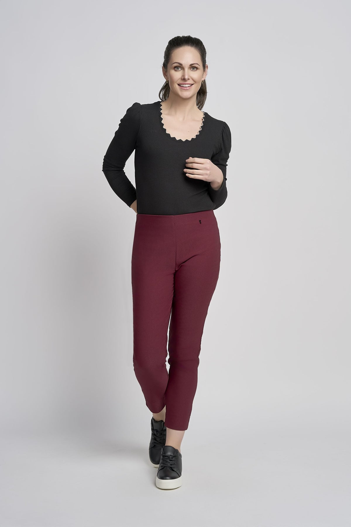Pinns Petite Brushed Fleece lined  Trousers | 26.5in Leg
