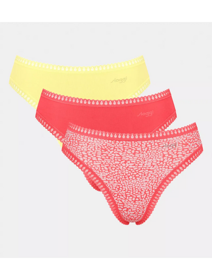 Sloggi Go Crush High Leg Briefs Orange