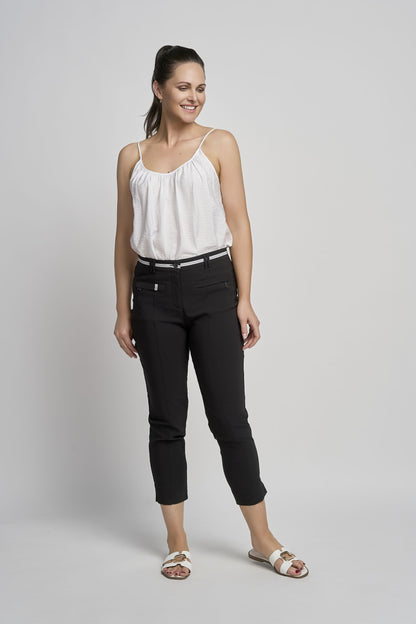 Pinns Audrey stretch trouser with sporty waistband 27" leg 378Ct 26