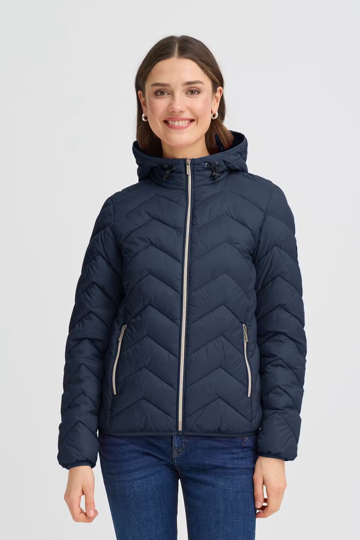 Fransa Lightweight Padded Jacket with Hood 20609336