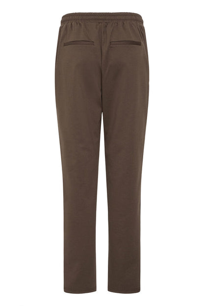Fransa Soft Jersey Trousers in Deep Brown 20618092Java
