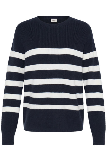 Fransa Navy Stripe knit 20618127