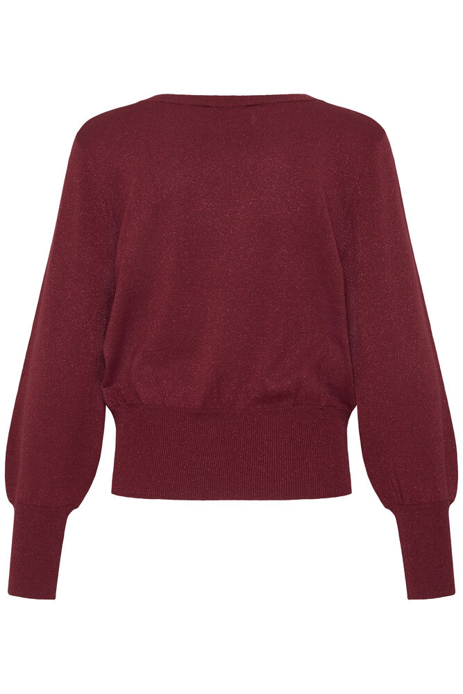 Byoung V-Neck Lurex Jumper with long Sleeves