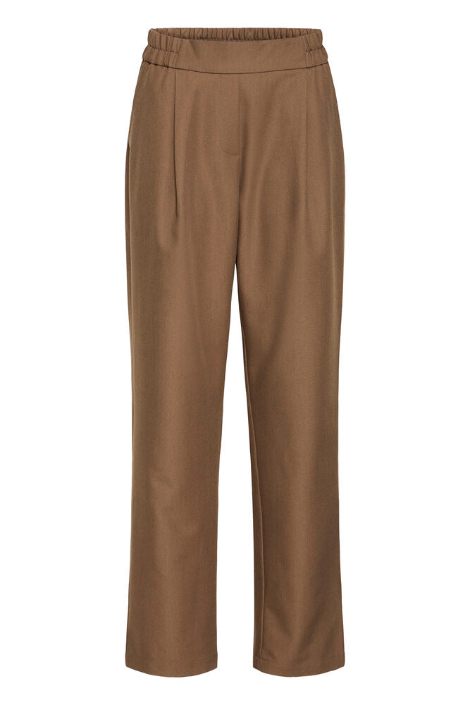 Fransa Abigail wide leg pants in Rain Drum
