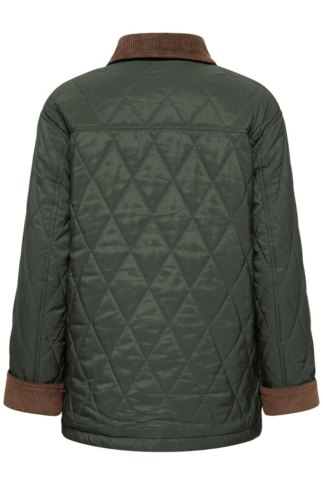 Byoung Bellini Quilted Jacket with Cord Collar and Cuffs 20819092