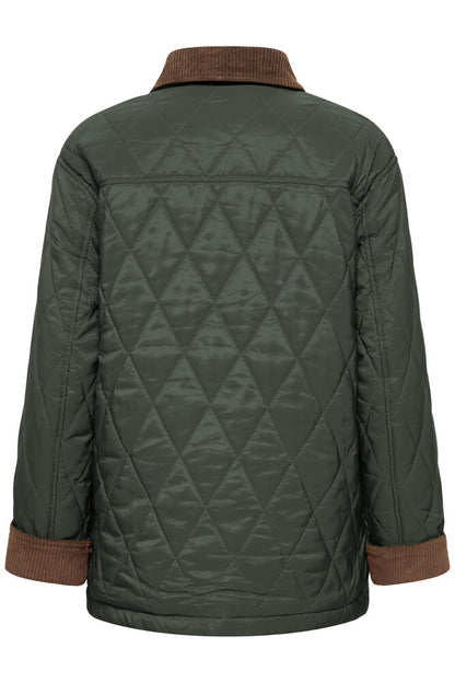Byoung Bellini Quilted Jacket with Cord Collar and Cuffs 20819092