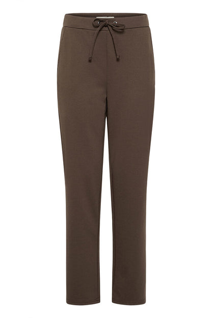 Fransa Soft Jersey Trousers in Deep Brown 20618092Java