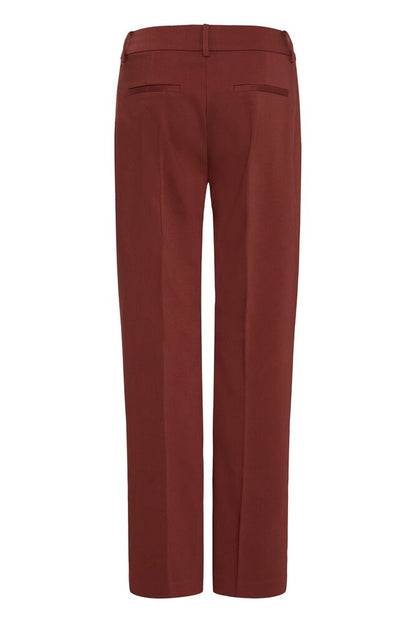 Fransa Tessa full length trousers in Run Raisin 20615861