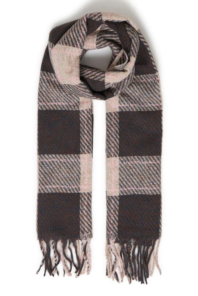 Byoung Long Scarf in Brown and Beige print  20819627