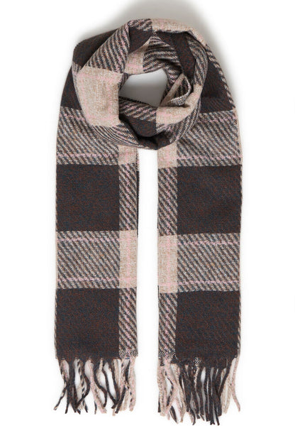 Byoung Long Scarf in Brown and Beige print  20819627