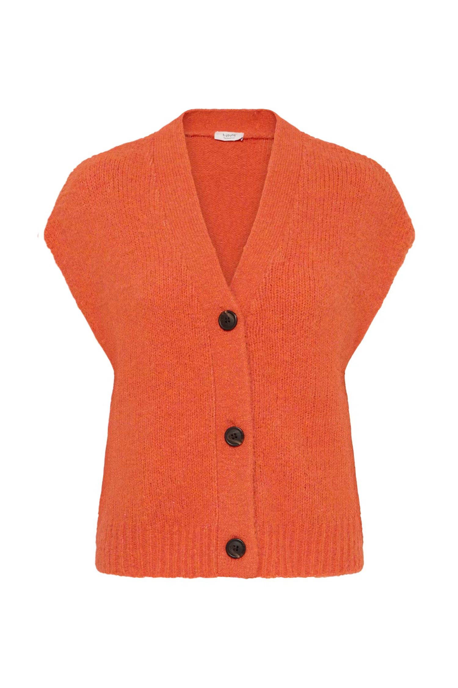 Byoung Wool Blend Sleevless knit in Pumpkin 20819589