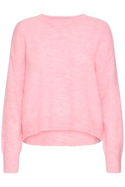Byoung Round Neck pink Alpaca Jumper 20817120
