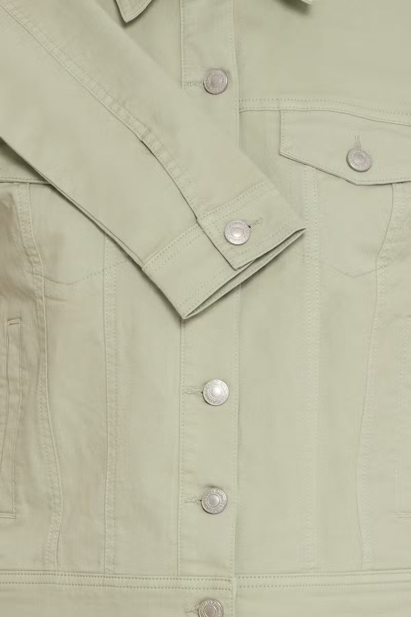Fransa Twill short jacket in Desert Sage 20609189