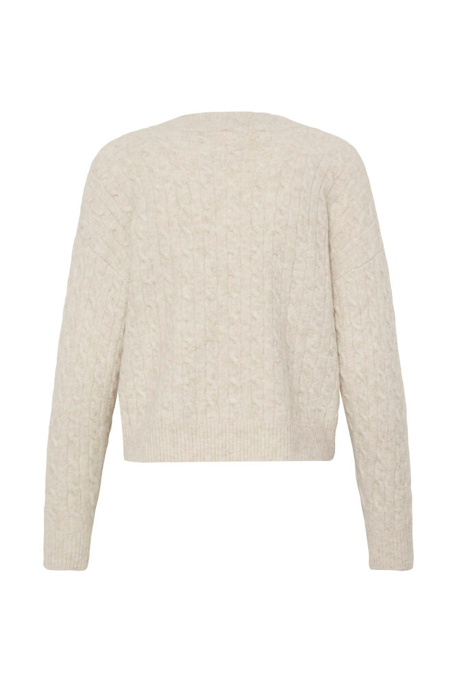 Byoung Margrite V Neck Cable knit cardigan 20819515