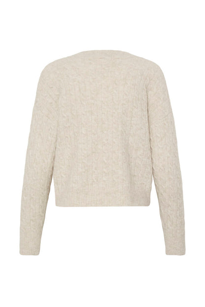 Byoung Margrite V Neck Cable knit cardigan 20819515