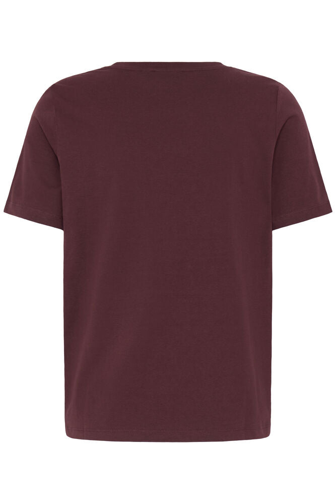 Fransa Pure Cotton Round Neck Short Sleeve T Shirt 20618507